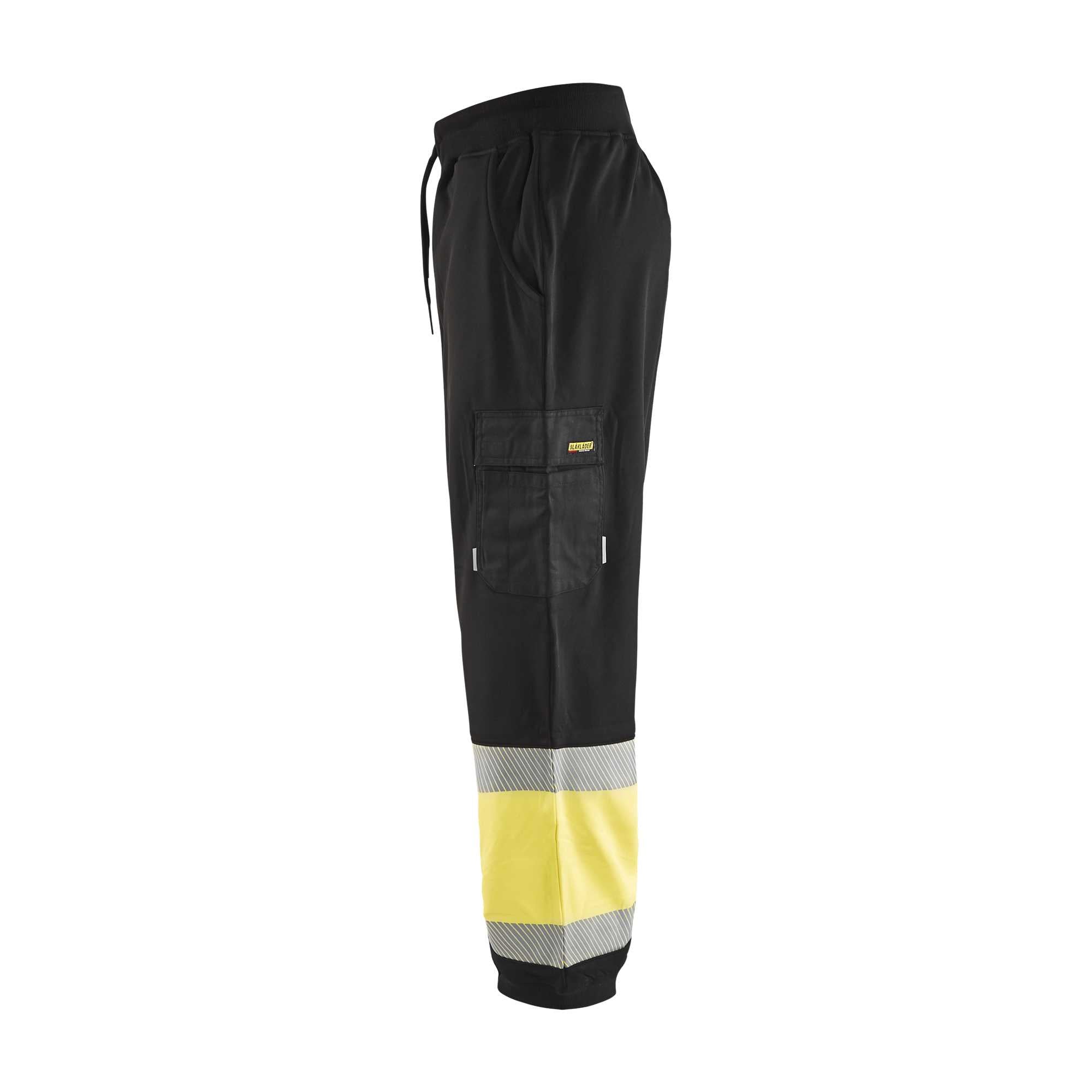 BLAKLADER 15492526 | Hi Vis sweatshirt trousers Hi Vis Reflective Work Trousers Men - Pique Fleece